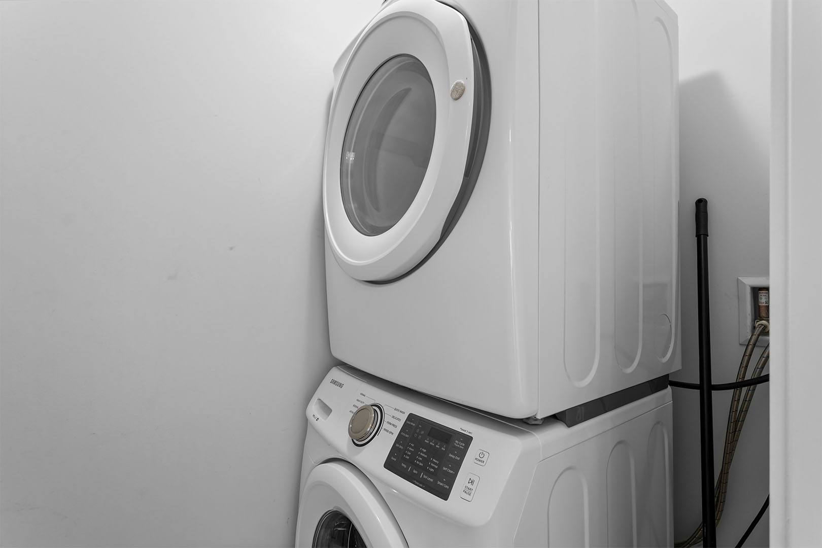Kitchen with stainless appliances and granite countertops