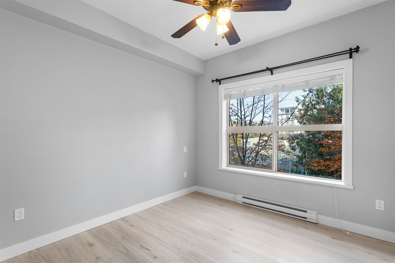 Exterior view of condominium building